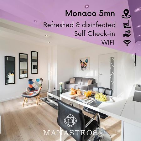 Frontiere Monaco, Appartement Renove Entierement - Ag 보솔레이 외부 사진