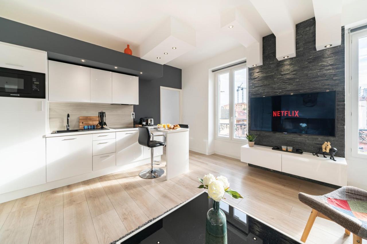 Frontiere Monaco, Appartement Renove Entierement - Ag 보솔레이 외부 사진